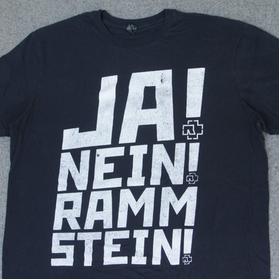 Rammstein T Shirt XL Ramm4 Lyric JA NEIN RAMMSTEIN 2019 Merch Metal Concert Tee