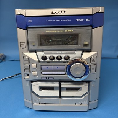Vintage Sharp CD-BA2100 3 CD Changer Player Cassette Receiver | eBay