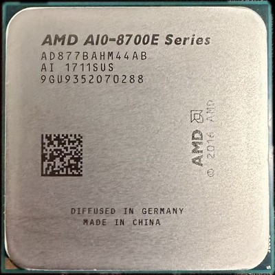 AMD PRO A10-8700E Quad-Core 2.8GHz 2M Socket AM4 Desktop CPU Processor
