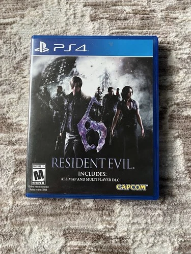 Resident Evil 6 HD PS4 Game Blue Box Original Release USA