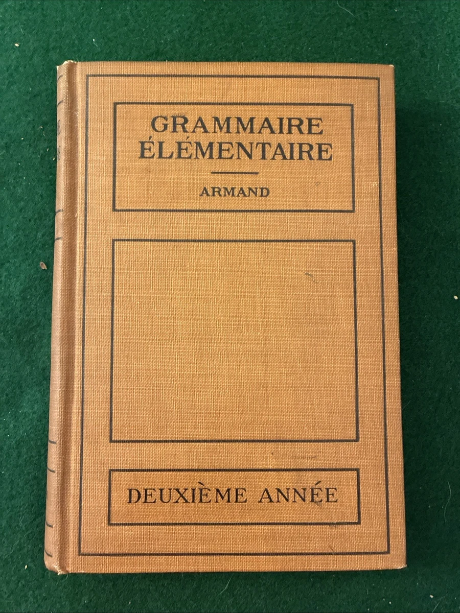 Language Study 1900-1949 Antiquarian & Collectible Books in French