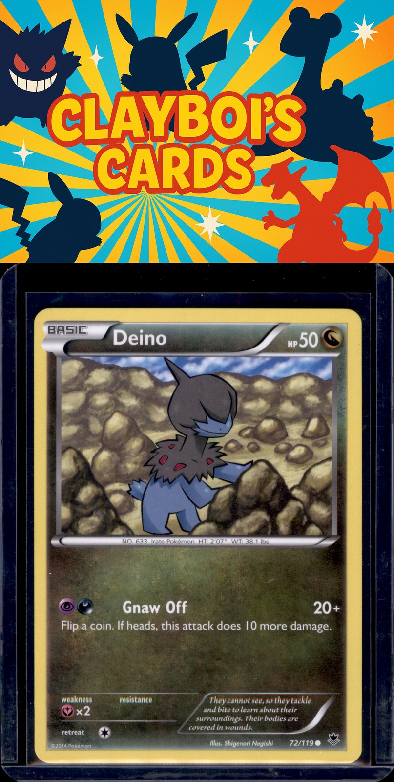 Deino XY - Phantom Forces Pokémon 72/119 Common