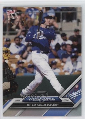 2024 Topps Now Road to Opening Day Pearl 160/199 Freddie Freeman #OD-273 15bk