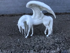 Breathtime Pegasus Model Horse Printed Resin 4” Curio Second Ear