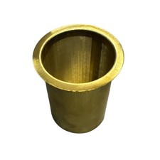BASKET STRAINER 2-1/2 OD BOTTOM 4 HIGH 3-1/8 FLG TOP 1/64 PERF NO HANDLE