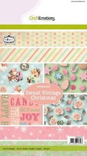 Unbrand Papierblock Karten Scrapbooking A5 Süß Vintage Weihnachten Scrap