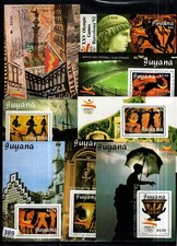 ## GUJANA 1989 - MNH - 8 S/S - OLIMPIADA, SZTUKA