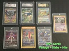 Pokemon Card Lot Vintage + Modern Hits CGC Slabs Mewtwo Umbreon 100+