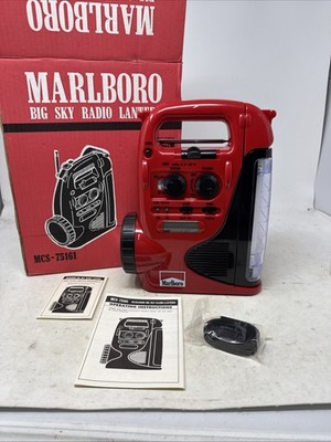 Marlboro Big Sky Radio Lantern MCS-75161 - NEW OPEN BOX