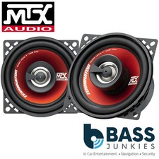 MTX TR40C 2-Way 620W Coaxial Speakers With Brackets for Vauxhall Corsa 06-14