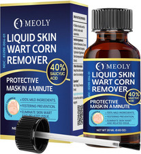 Fast-Acting Wart Remover: 40 Salicylic Acid Wart Remover Maximum Strength for P