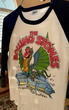 Vintage 1981 Rolling Stones Concert T Shirt From Their 1981 Tour Size Medium