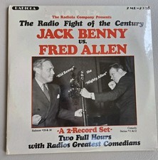 Jack Benny vs Fred Allen Radio Fight of the Century 2 Record Set Radiola Company