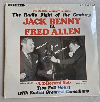 Jack Benny vs Fred Allen Radio Fight of the Century 2 Record Set Radiola Company