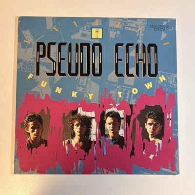 PSEUDO ECHO   Funky Town 12  Maxi | 1987 RCA | 80s Synth Pop Dance VG+