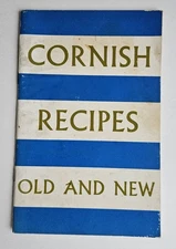 Cornish Recipes Old & New Ann Pascoe 1970 Truro Cornish Cook Book