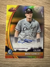 2024 Bowman Chrome  AFL Fall Stars Autographed Card Colson Montgomery!!!!!