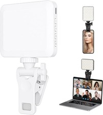 Rechargeable Selfie Light, Clip Fill Light for Phone Laptop Tablet Portable L...