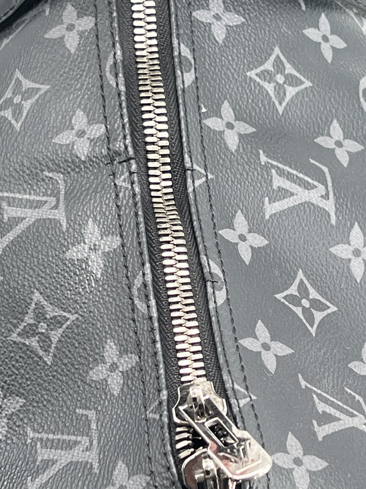 Louis Vuitton Monogram Eclipse Keepall Bandoulier… - image 13