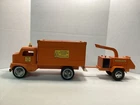 Vintage 1949 Custom Tonka State Hi-Way Dept Truck and Wood Chipper