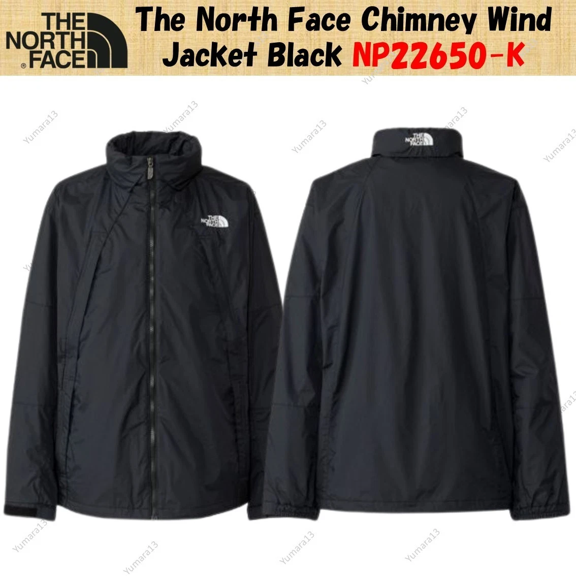 The North Face Chimney Wind Jacket Black NP22650-K