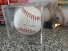 Chris Chambliss Autographed Baseball Encased New York Yankees