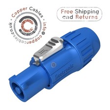  5 Pack SEETRONIC SAC3FCA Twist Lock Power Connector. Active Speaker Amplifier