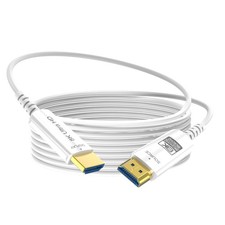 8K Fiber Optic HDMI Cable 65 FT, 8K 60Hz 4K 240Hz, Thin Extra Long 65 feet