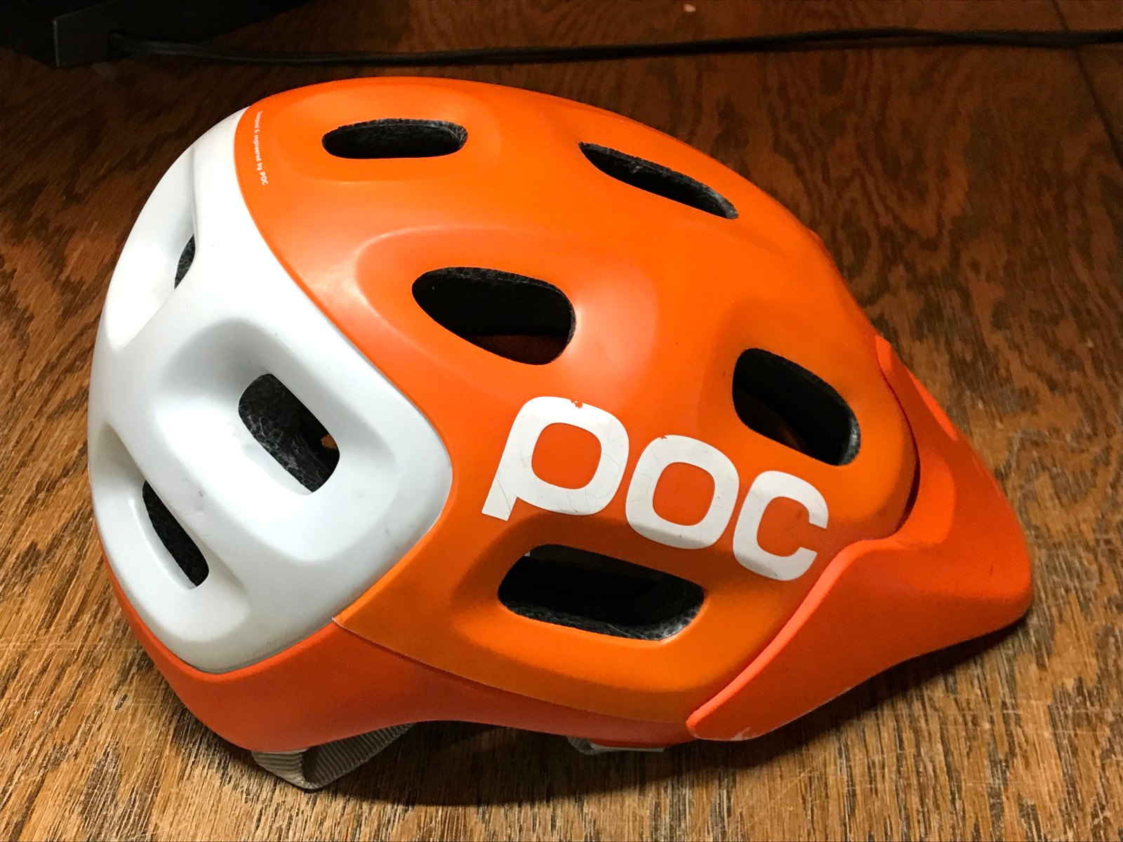 POC Trabec Rabe Mountain Bike XC Race Helmet XS/S Orange