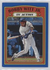 2021 Topps Heritage Minor League Edition Blue Border 23/99 Bobby Witt Jr 1fa0