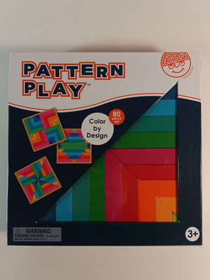 MindWare Pattern Play Color By Design Learning Wood Blocks & Quilt Block Design