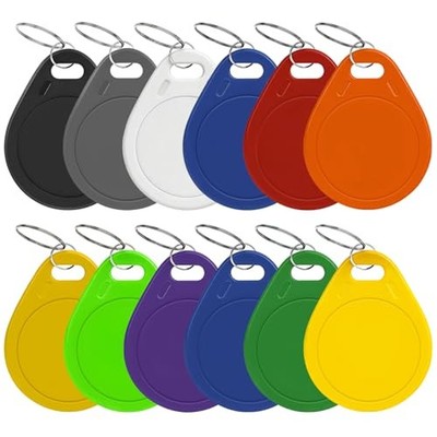 NFC Tags 215 NFC Keytags Black NFC fob Rewritable NFC 215 Colorful-ntag215-3#