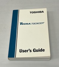 1997 Toshiba TECRA 730XCDT Laptop Computer User's Guide Manual