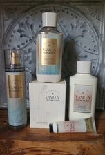Bath Body Works Vanilla Romance 5 Pc Gift Set EDP 1.7 Oz Mist Lotion Wash