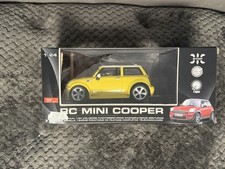 RC-Modell Mini Cooper S 1:24 Gelb Ferngesteuert Sammlung Spielzeug