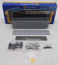 ExactRail EE-1600 HO Scale Undecorated Evans 5277 Single Door Box Car Kit NIB