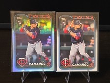 Jair Camargo 2024 Topps Update Series #US314 RAINBOW FOIL & Base RC LOT