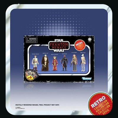 Hasbro Star Wars Retro Collection (3.75 ) The Phantom Menace Multipack Neu/OVP