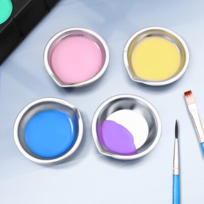 12PCS Farbmischbecher Zeichenzubehör Airbrush Malfarbe Malerei Farbe Paletten