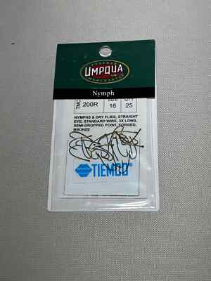 TIEMCO Fly Hooks 200R (25pack) Size 16