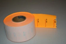 Vintage Toys R Us Price Gun Orange Stickers Tags 1 Rolls Unused Rare Garvey