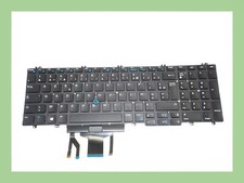 NEW Dell Precision 7530/7730 FRENCH Backlit Laptop Keyboard - 0NHJ6Y NHJ6Y