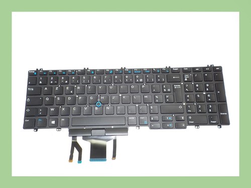 NEUF clavier d'ordinateur portable rétroéclairé français Dell Precision 7530/7730 - 0NHJ6Y NHJ6Y