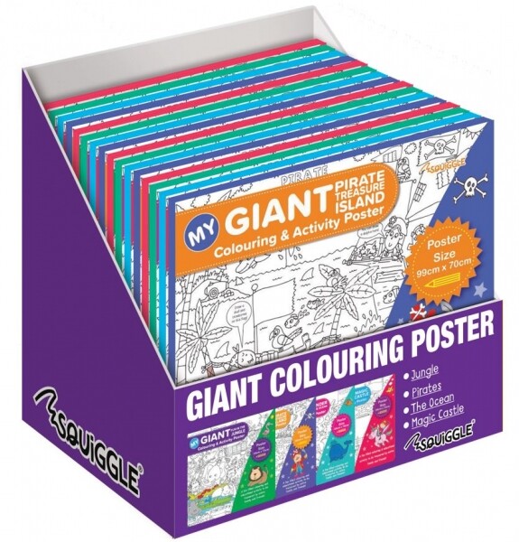B&Q -  Single 99 X 70Cm Giant Colouring Poster - Image 2