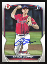 Garrett Baumann Signed Autograph 2023 Bowman Draft #BD-172 Atlanta Braves 14