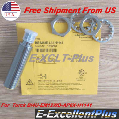 For Turck BI8-M18E-LIU-H1141 BI8M18ELIUH1141 Proximity Sensor Switch 15-30VDC
