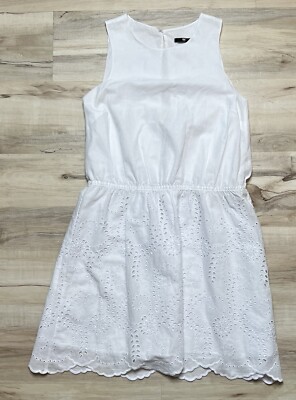 Max & Moi Paris Dress Slip White Size 34 A Line Cape 18 Robby 100% Cotton