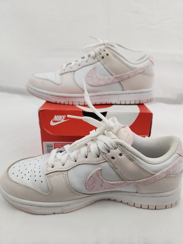 Nike Women’s Nike Dunk Low White/ Pink Size 6.5 |FD1449-100|
