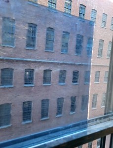 Lamberts Blue Handmade Glass 12"×12"