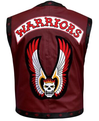 Michael Beck The Warriors Halloween Costume Cafe Racer Lambskin Leather Vest Men